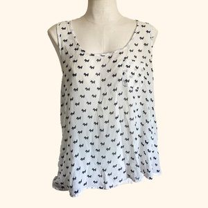 Flowy Scottish Terrier Tank Top Sz LG